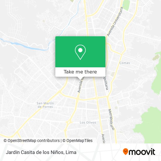 Jardín Casita de los Niños map