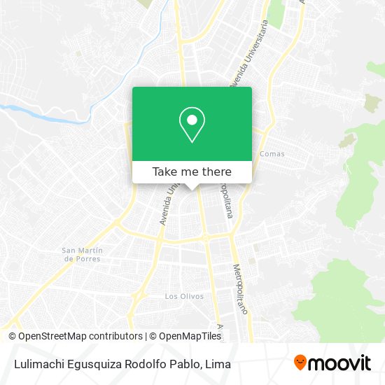 Lulimachi Egusquiza Rodolfo Pablo map