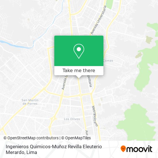 Ingenieros Quimicos-Muñoz Revilla Eleuterio Merardo map