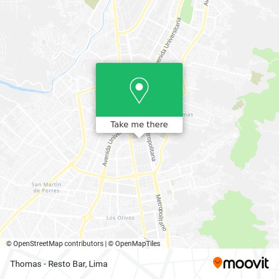Thomas - Resto Bar map