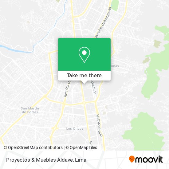 Proyectos & Muebles Aldave map