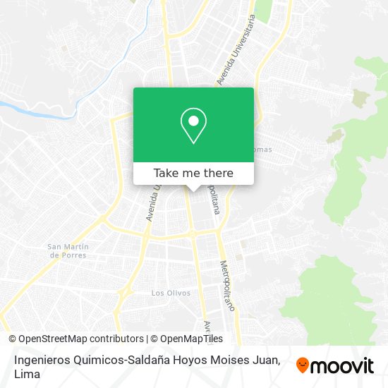 Ingenieros Quimicos-Saldaña Hoyos Moises Juan map