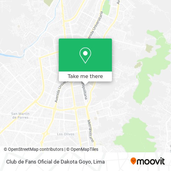 Club de Fans Oficial de Dakota Goyo map