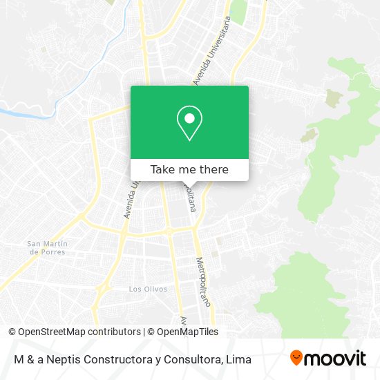 M & a Neptis Constructora y Consultora map