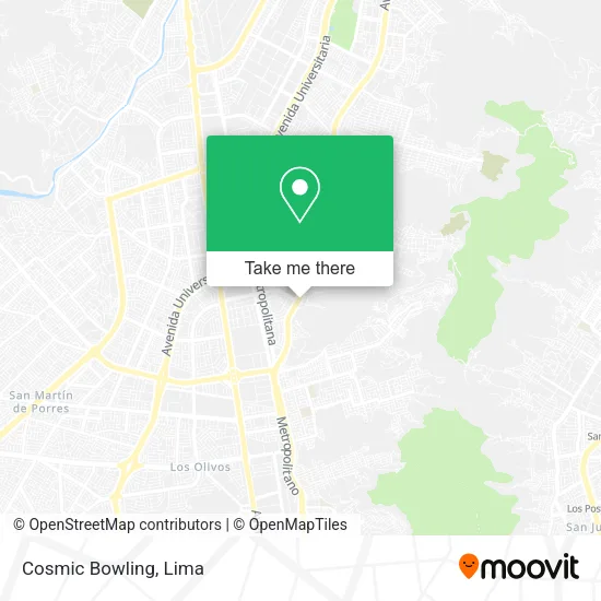 Mapa de Cosmic Bowling