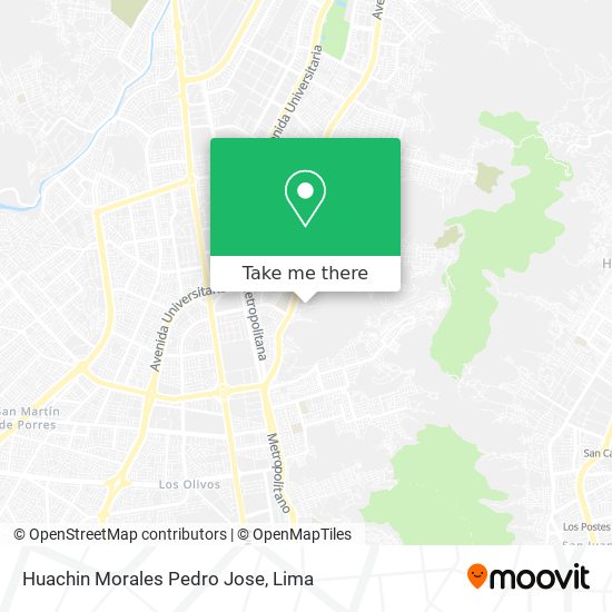 Huachin Morales Pedro Jose map