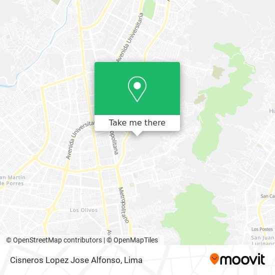 Cisneros Lopez Jose Alfonso map