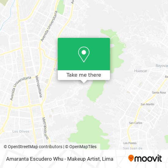 Amaranta Escudero Whu - Makeup Artist map