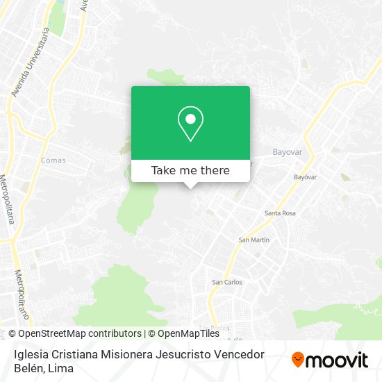 Iglesia Cristiana Misionera Jesucristo Vencedor Belén map