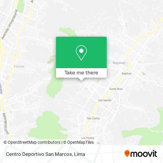 Centro Deportivo San Marcos map
