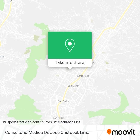 Mapa de Consultorio Medico Dr. José Cristobal