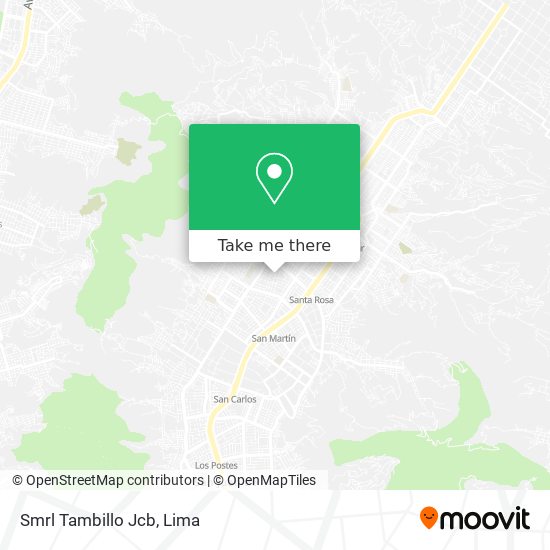 Mapa de Smrl Tambillo Jcb