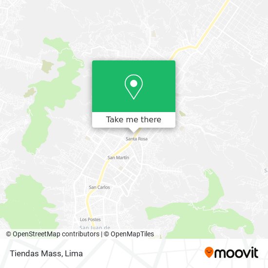 Tiendas Mass map