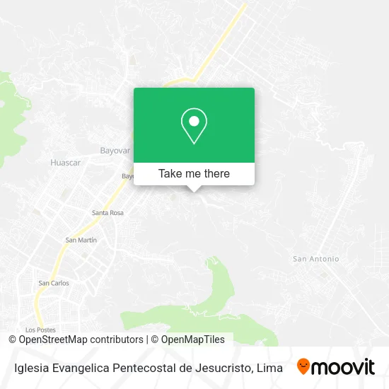 Iglesia Evangelica Pentecostal de Jesucristo map