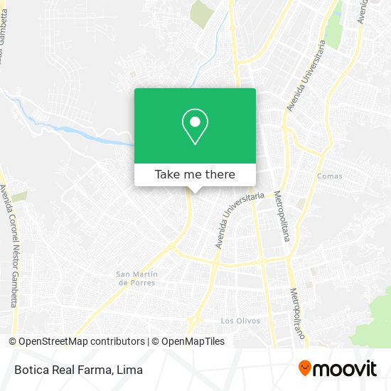 Mapa de Botica Real Farma