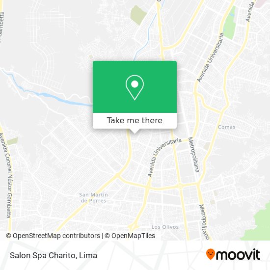 Mapa de Salon Spa Charito