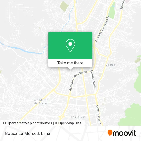 Botica La Merced map
