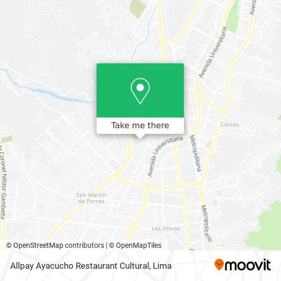 Mapa de Allpay Ayacucho Restaurant Cultural