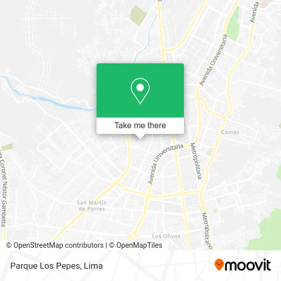 Parque Los Pepes map