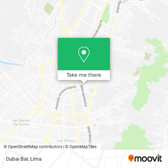 Dubai Bar map