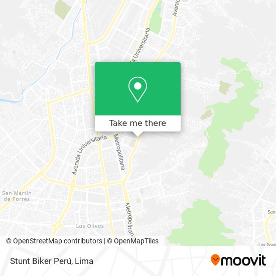 Stunt Biker Perú map