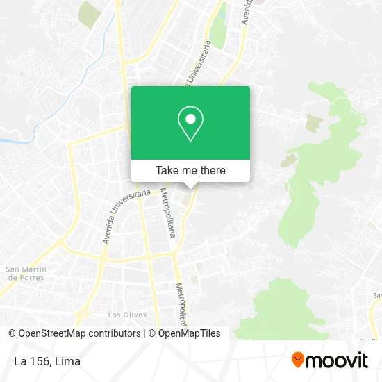 La 156 map