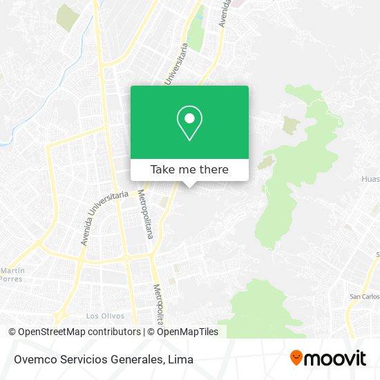 Ovemco Servicios Generales map