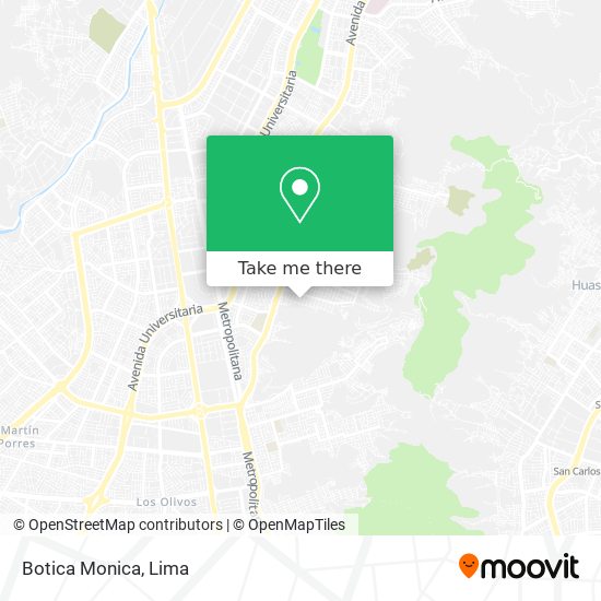 Botica Monica map