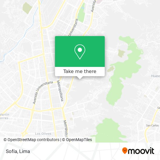 Sofía map