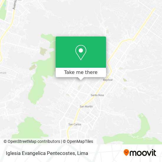 Mapa de Iglesia Evangelica Pentecostes