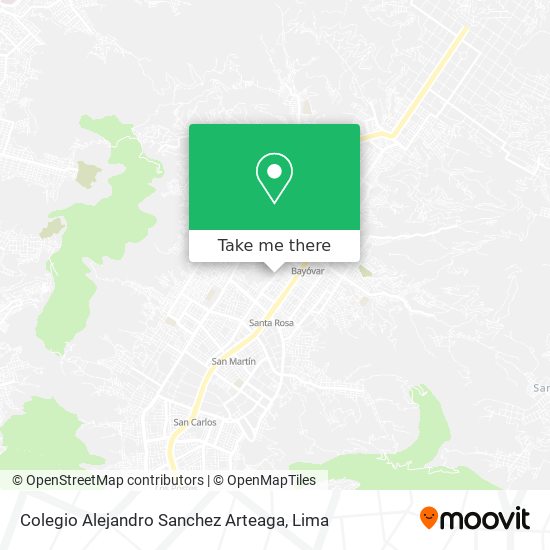 Colegio Alejandro Sanchez Arteaga map
