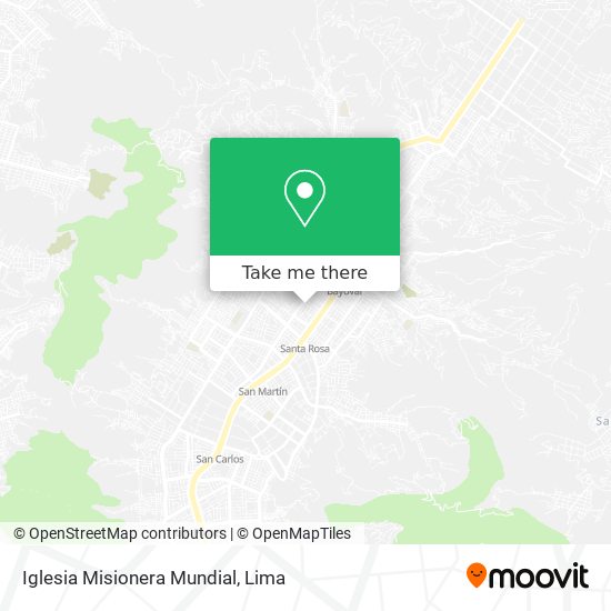 Iglesia Misionera Mundial map