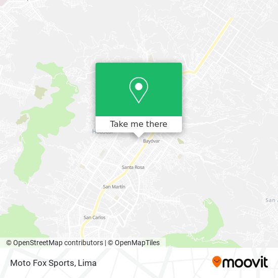 Moto Fox Sports map