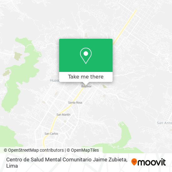 Centro de Salud Mental Comunitario Jaime Zubieta map