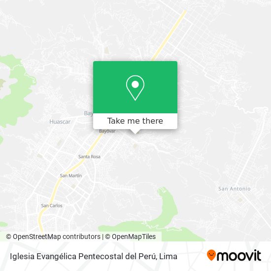 Iglesia Evangélica Pentecostal del Perú map