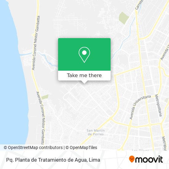 Pq. Planta de Tratamiento de Agua map