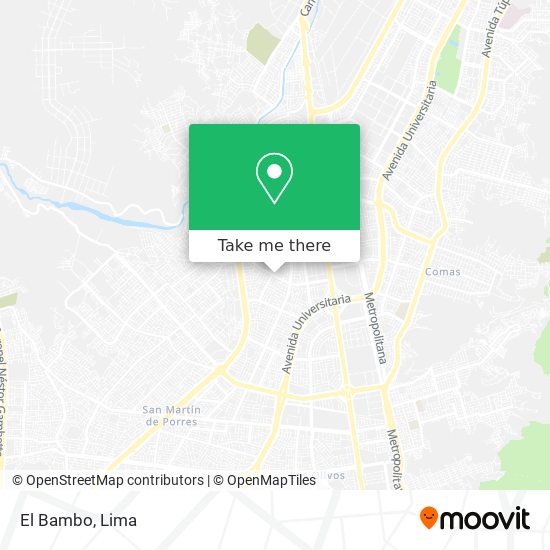 El Bambo map