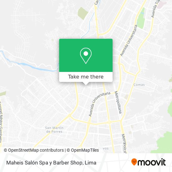 Maheis Salón Spa y Barber Shop map