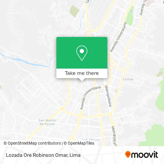 Mapa de Lozada Ore Robinson Omar