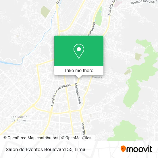 Salón de Eventos Boulevard 55 map