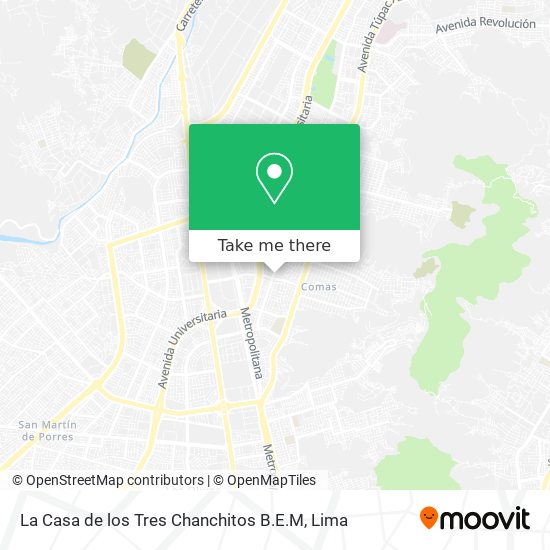 La Casa de los Tres Chanchitos B.E.M map