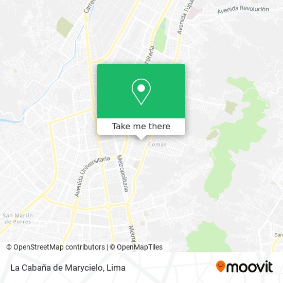 La Cabaña de Marycielo map