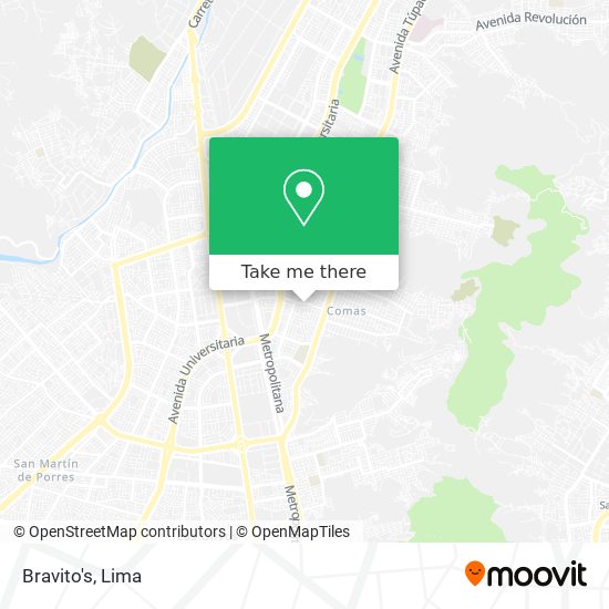 Mapa de Bravito's