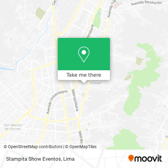 Stampita Show Eventos map