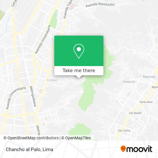 Chancho al Palo map