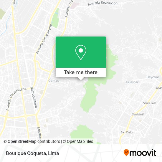 Boutique Coqueta map