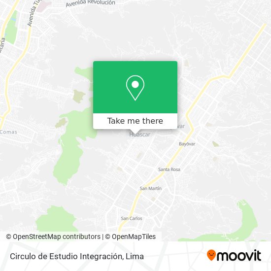 Circulo de Estudio Integración map