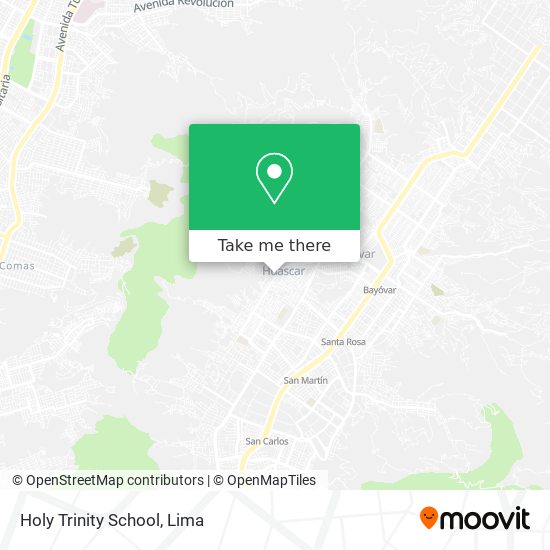 Holy Trinity School map