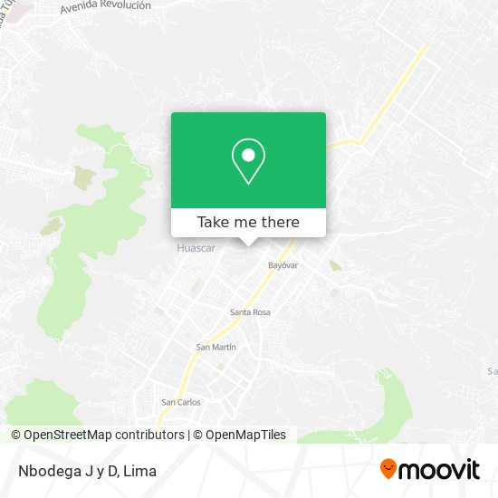 Mapa de Nbodega J y D