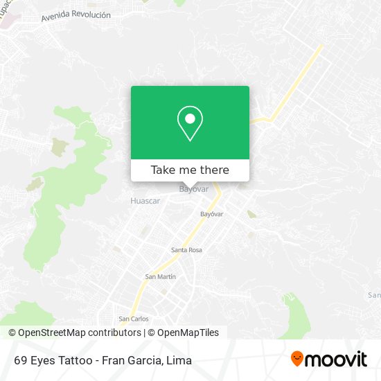 69 Eyes Tattoo - Fran Garcia map